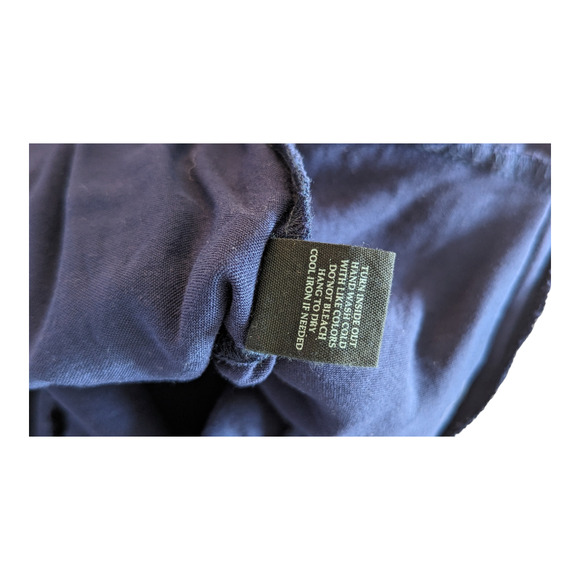 Perch Women's Pants Size 2XL Navy Blue - Picture 6 of 8